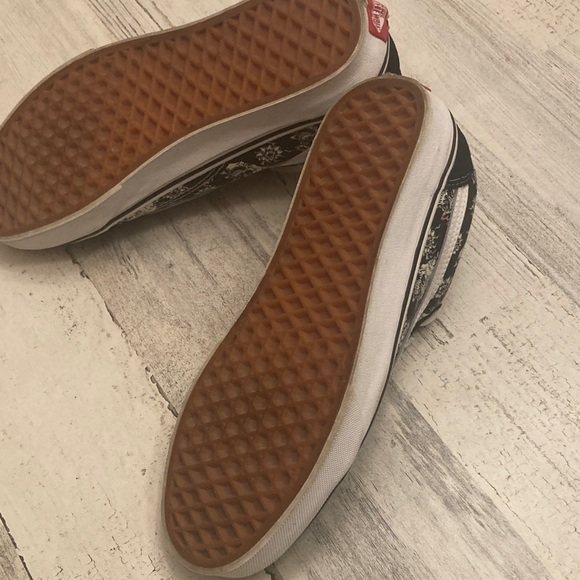 Genuine Vans Old Skool Black and White Flash Skull Women’s 7. 5 Men’s 6.0 - Picture 12 of 14